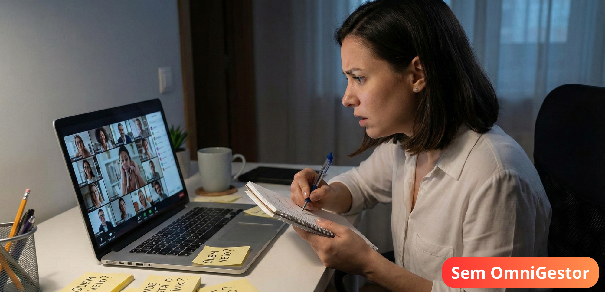 Desafios de Reuniões Online